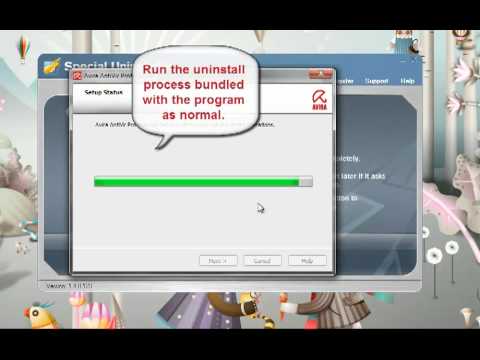 how to remove avira