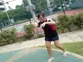 Video of Peiqi pushing WeiZhong. Enjoy!