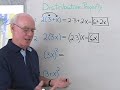 Math Help:  Distributive Property