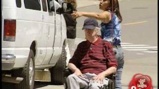 Just For Laughs TV - Epic Old Man - Runaway Disabled Man Gag