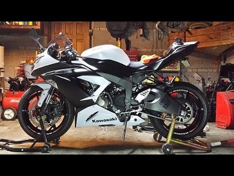 how to remove zx6r exhaust