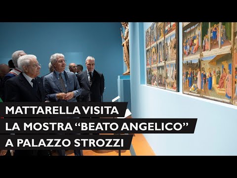 Il Presidente Mattarella visita la mostra Beato Angelico a Firenze