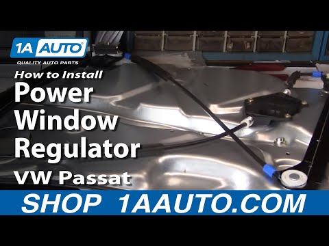 How To Install Replace Power Window Regulator VW Passat 98-01 1AAuto.com
