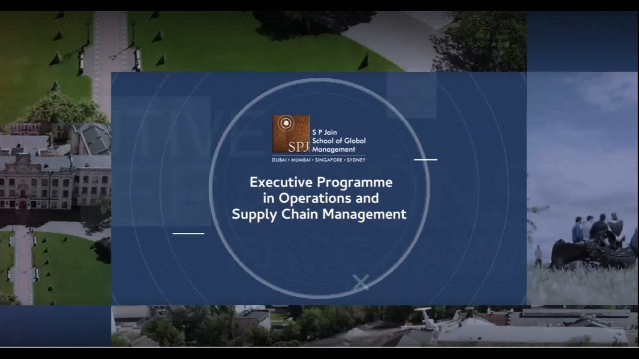 Operations and Supply Chain Management from SP Jain