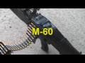 Firing a M60 machine gun fully automatic