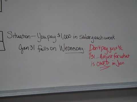 how to accrue expenses