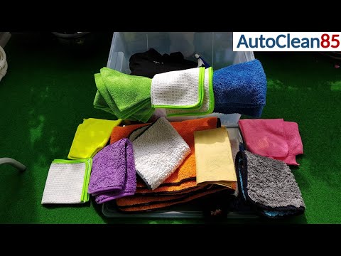 Autopflege-Tutorial / Welche Pflegetücher für die Autopflege / Microfasertücher im Vergleich
