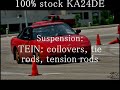 in car camera: stock power 240sx  drift event