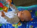 Ezra Trying to Eat a Ball