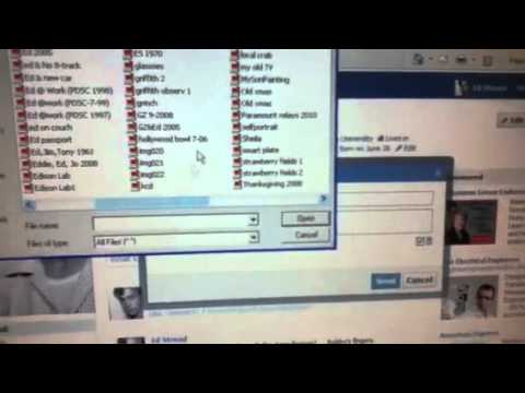 how to attach photo to fb message