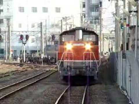城東貨物線　3083ﾚ百済入線　in百済　（撮影2007年11月18日）