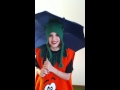 Little Pumpkin Girl Rides the Summertrain