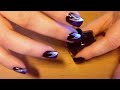 Gothic Punk Flower Nails - Tutorial