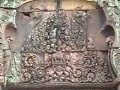 at banteay srei temple  angko  chea cheng as a tour guide