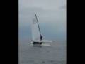 F20 PREDATOR sailing at Spiekerooge beach