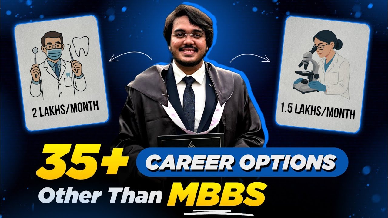No Drop for NEET 2026? 35+ Best Highest Paying Career Options Other Than MBBS for PCB Students