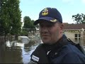 Boat tour of flooded downtown Cedar Rapids, Iowa