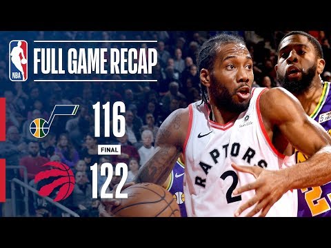 Video: Full Game Recap: Jazz vs Raptors | Kawhi Scores Career-High