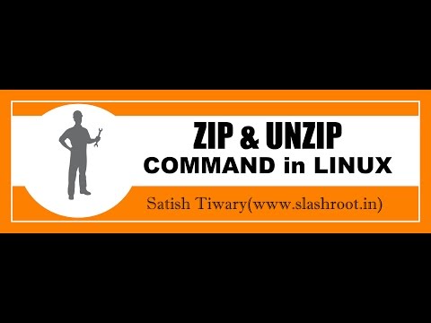 how to unzip in linux