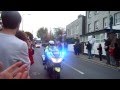Olympic Torch going through Saltash in Cornwall.