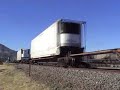 This Long Pacific National Train is Southbound heading into Kyogle New South Wales over a newly relaid section