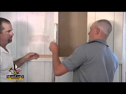 how to fasten kitchen cabinets to wall