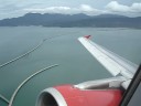 AirAsia A320 taking off from Langkawi intl