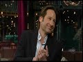 april 10, 2007 - david duchovny promotes his new movie the tv set on david letterman.  absolutely hilarious!