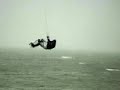 Windsurfer gets sucked up by airplane!