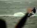 Windsurfer gets sucked up by airplane!