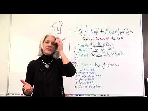 How to Manage Your Projects Video