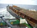 Moing stone barge
