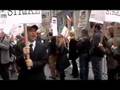 Studio Boss Roger A. Trevanti at the NY Picket Lines