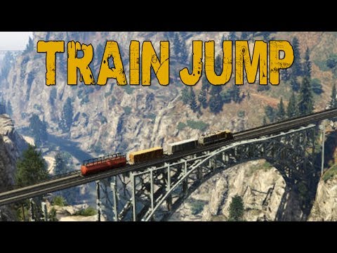 TRAIN JUMP! (GTA V Online w/ Nanners, Syndicate, & Firefox)