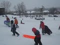 Sherilyn sledding christmas '09