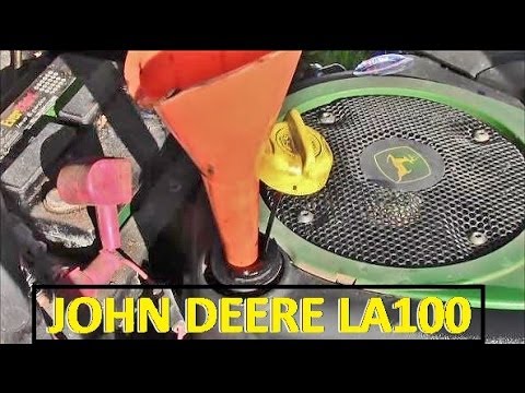 how to change oil on a john deere b