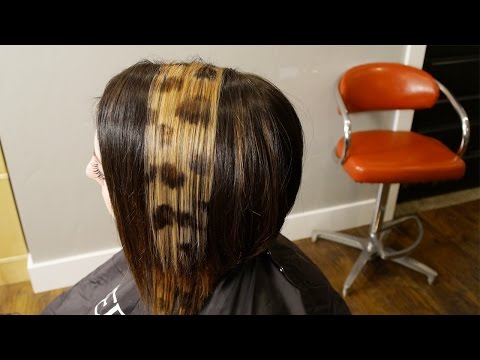 how to dye your hair zebra print