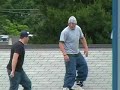 this is the original video of austin howard (me), jumping or more, falling off the roof of faywright elementry school in salem, oregon. this was a stupid thing to do trust me i know. i did it, how ever i only shattered my nose, could and should have beeen much worse.