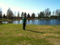 My golf swing :: Course: Töreboda GK Hole: 10 Length: 120m Par 3 Club: Sand Wedge (56)