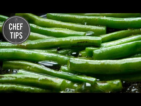 how to trim and snap green beans