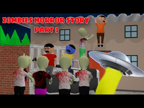 Zombies Horror Story Part 3 | Animated Movies | Cartoon Movies | Best Animated Movies | 3d Animation