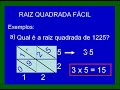 MATEMÁTICA-RAIZ QUADRADA FÁCIL