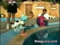 Ostias, Caidas y porrazos.