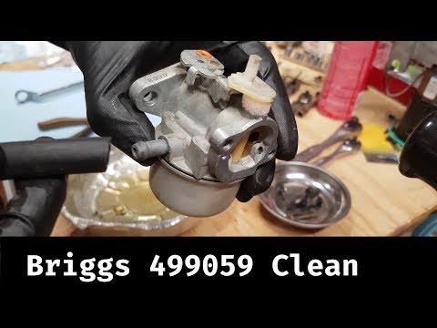 video-linktoworks-Cleaning 499059 Briggs and Stratton Carburetor From a...