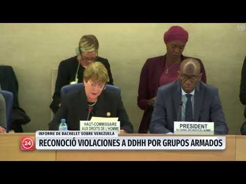 Bachelet critica represión en Venezuela y dice que sanciones pueden agravar la crisis (VIDEO)