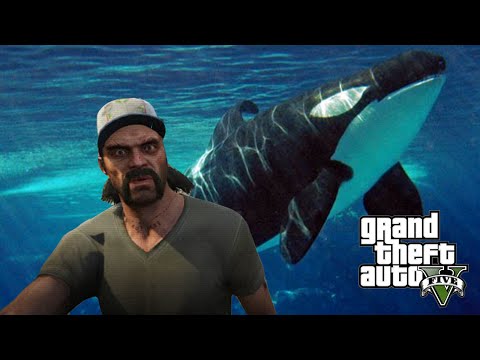 GTA 5 - Hunting Every Animal In GTA 5 - Dolphin, Pugs, Whales, & More! (GTA V PS4 Gameplay)