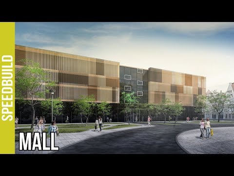 Archicad Speedbuild + Photoshop Post Production - Mall