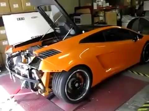 Lamborghini Gallardo Dyno test