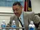 Superintendent Robert Logan speaks at Chatham BOE meeting