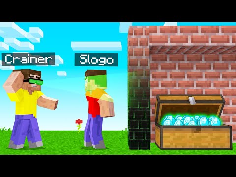 I TROLLED SLOGO With X-RAY GOGGLES In MINECRAFT!